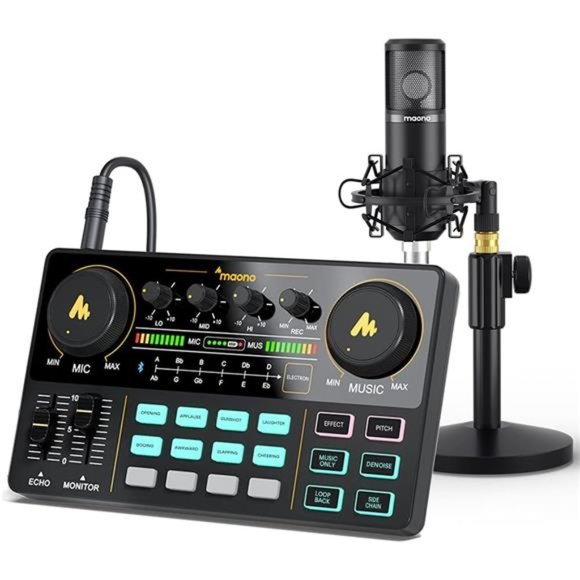 Podcast Equipment Bundle MaonoCaster Lite Audio Interface All in One Podcast - Picture 1 of 6